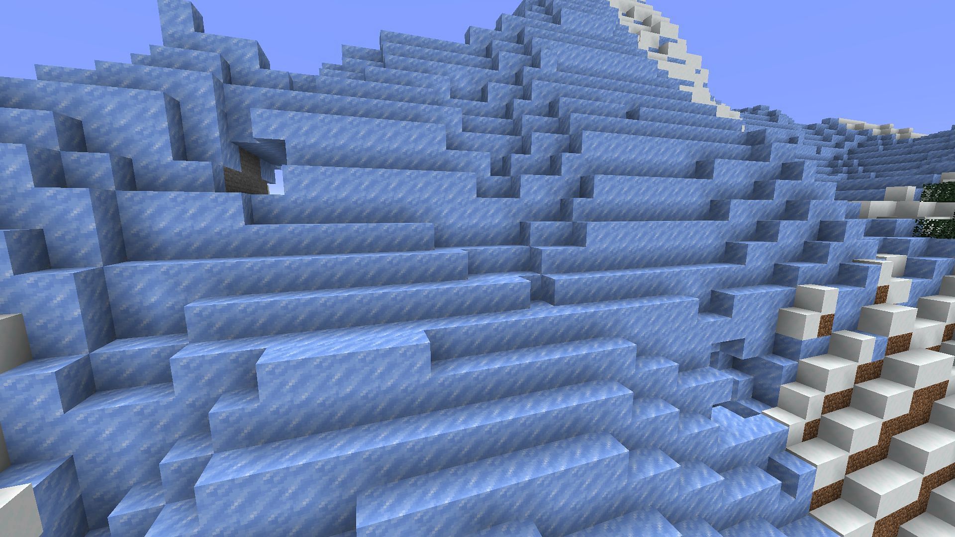 Blue ice (Image via Mojang)