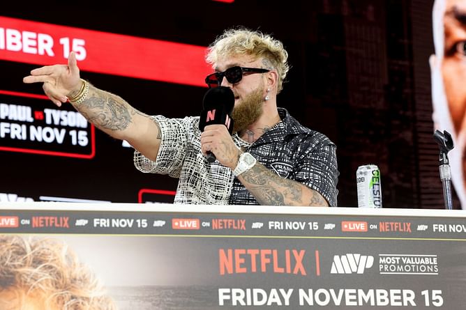 Jake Paul reacts to Sean O'Malley's recent interview setup featuring headless Merab Dvalishvili doll and Lamborghini