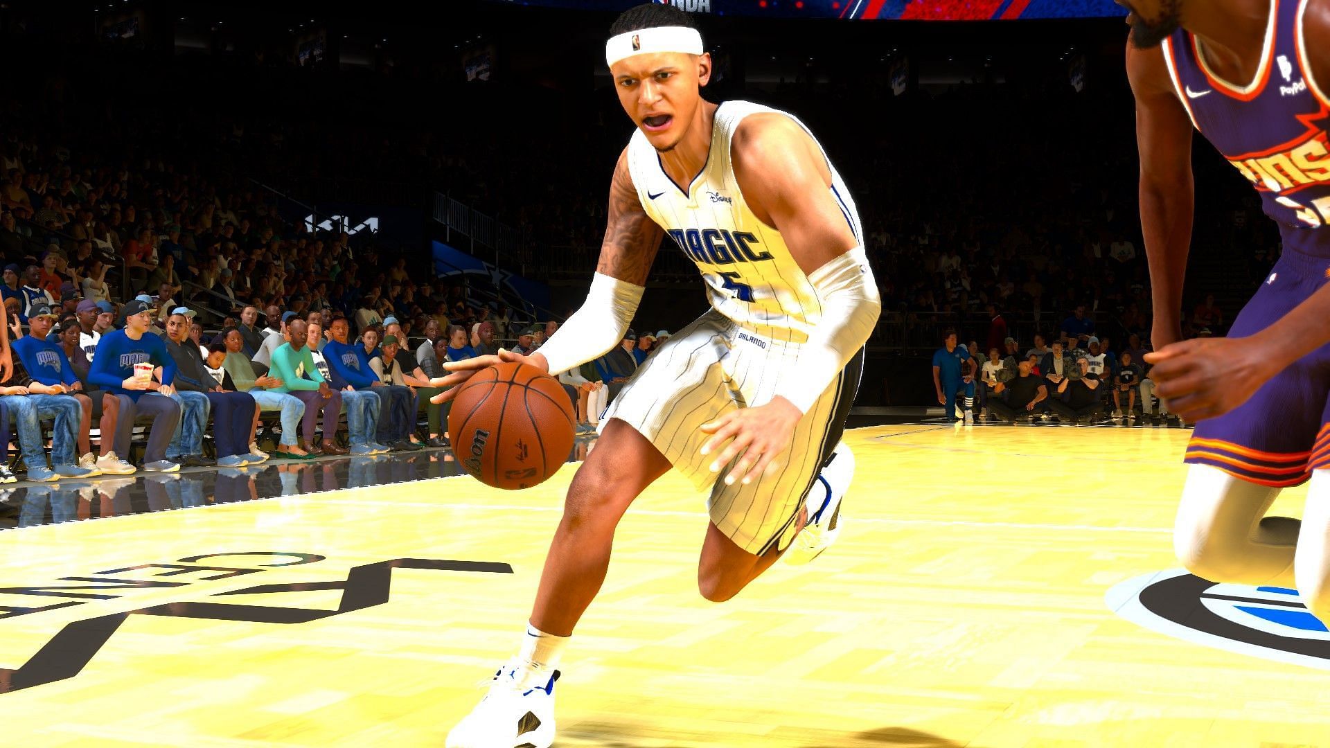 Paolo Banchero on the Basketball court (Image via 2K Games)