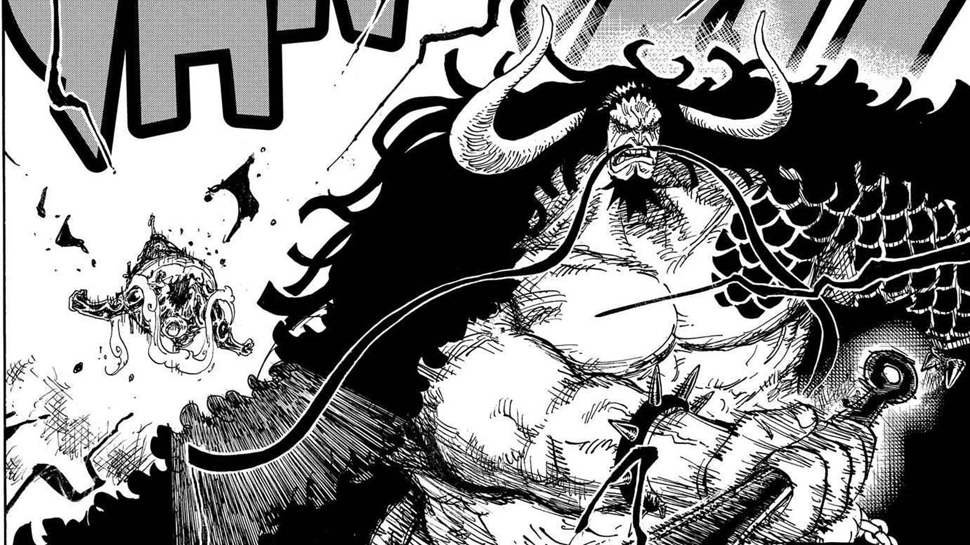 Luffy vs Kaido in One Piece (Image via Shueisha)