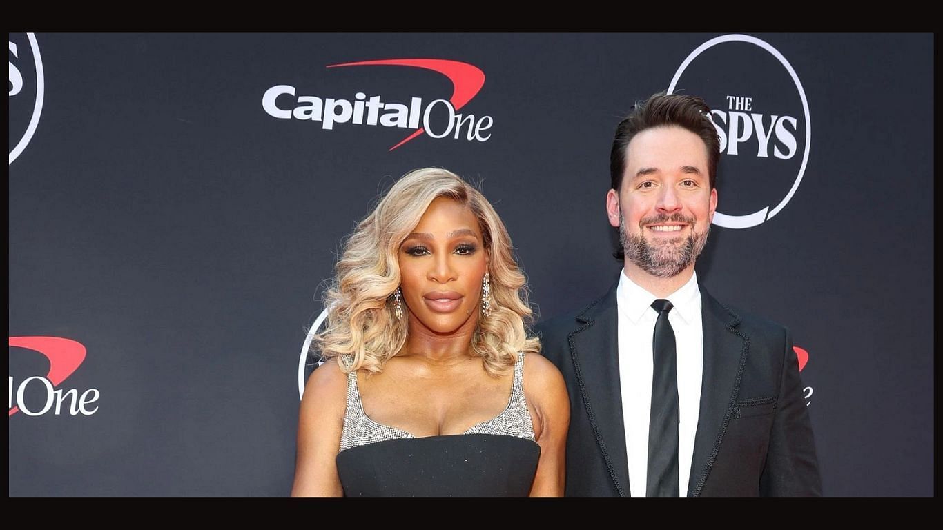 Serena Williams (L) and Alexis Ohanian at the 2024 ESPY awards | Getty Images