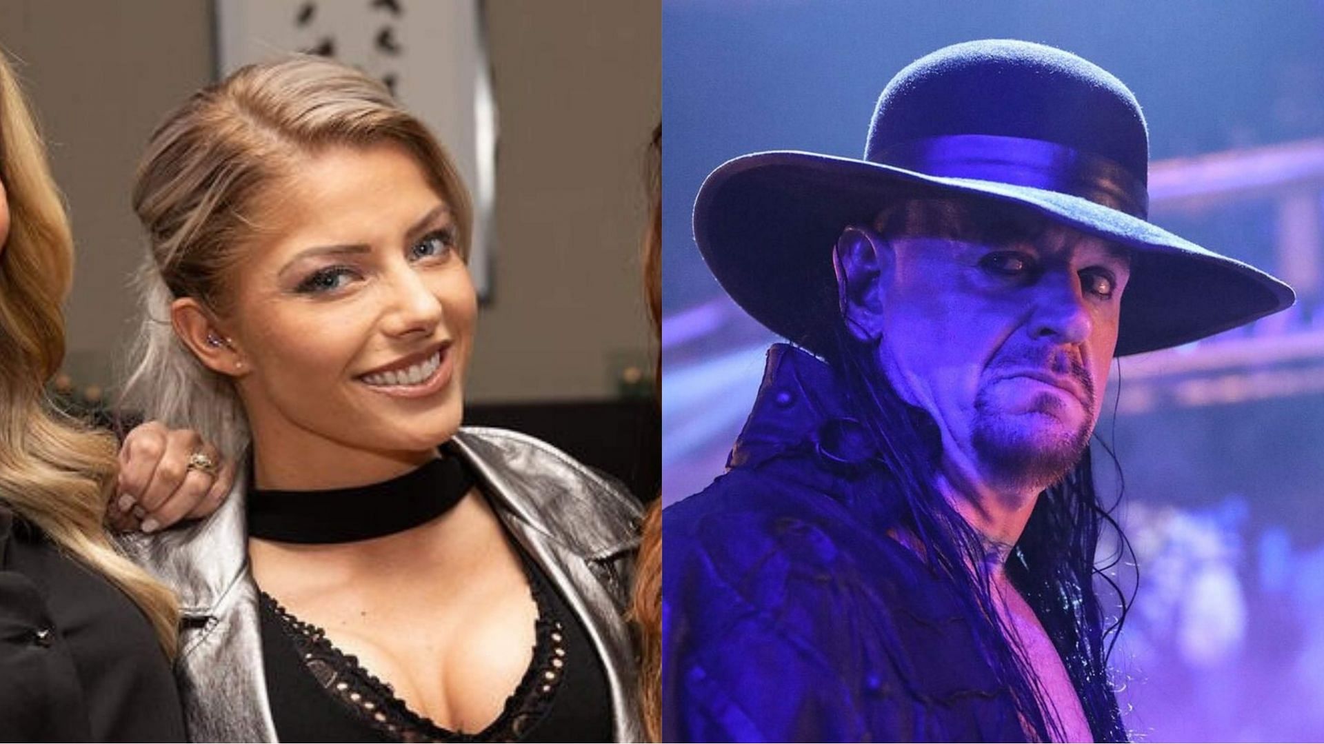 Alexa Bliss (left) and The Undertaker (right) [Images from WWE]