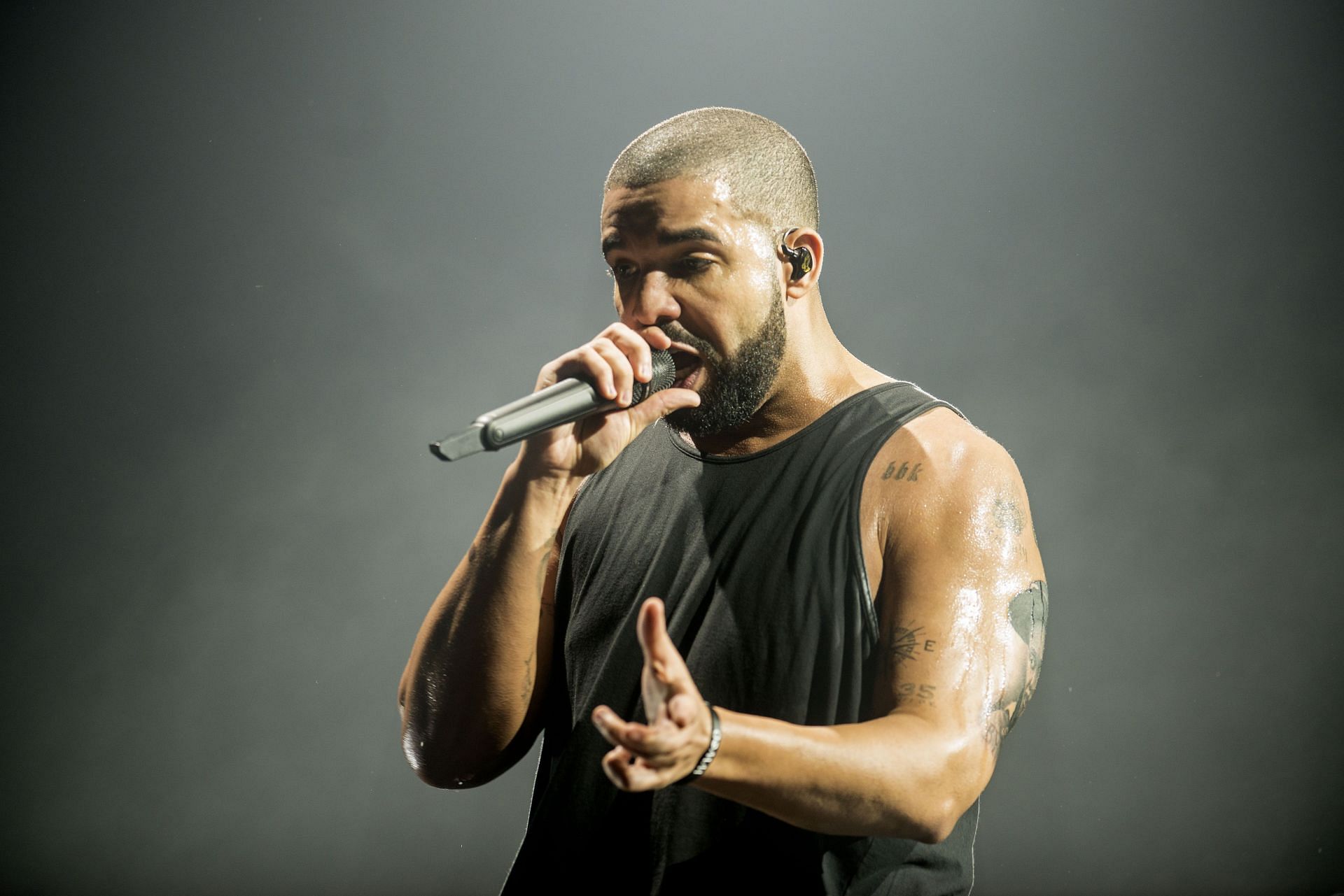 Drizzy Performs An The SSE Hydro In Glasgow (Photo by Ross Gilmore/Getty Images)