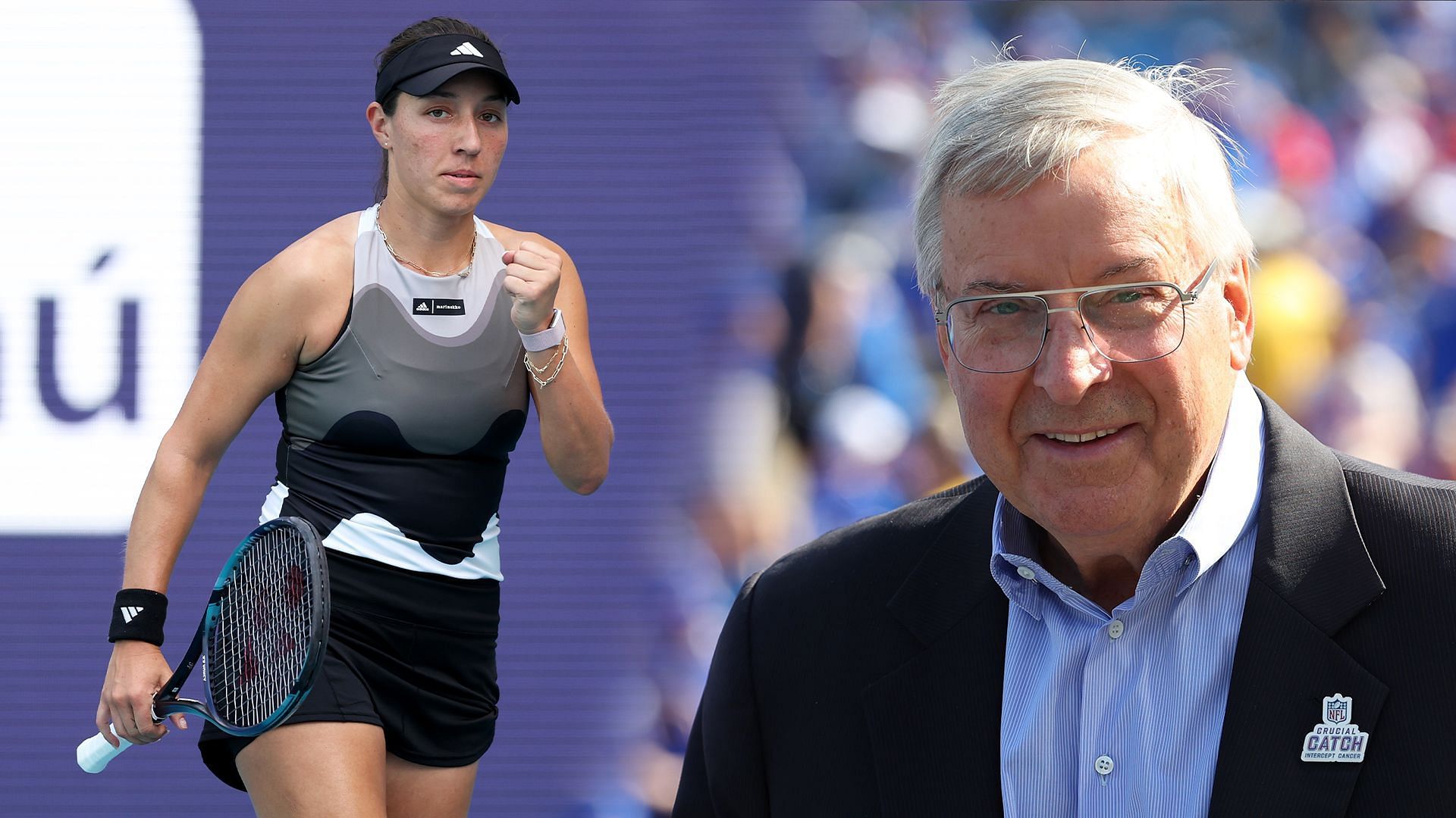 Jessica Pegula and her billionare father Terry Pegula