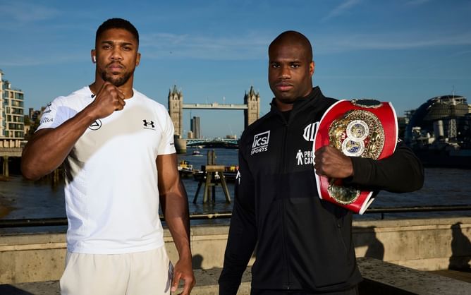 Anthony Joshua addresses Daniel Dubois allegedly hurting him in sparring, jokes about Anthony Fowler's take: "He's trying to promote his CBD, innit?"