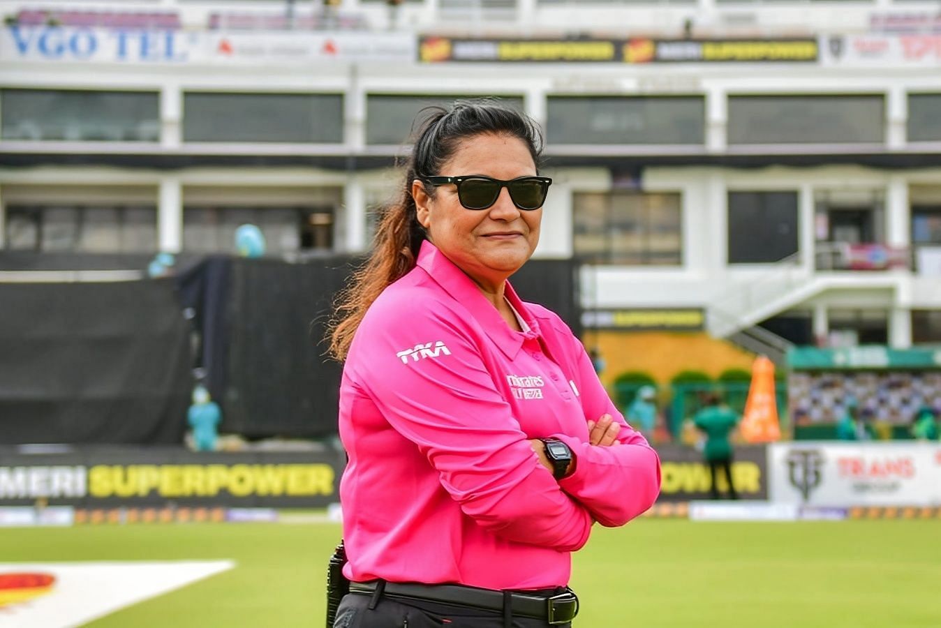 Saleema Imtiaz has officiated in 22 T20Is already. (PC: PCB)