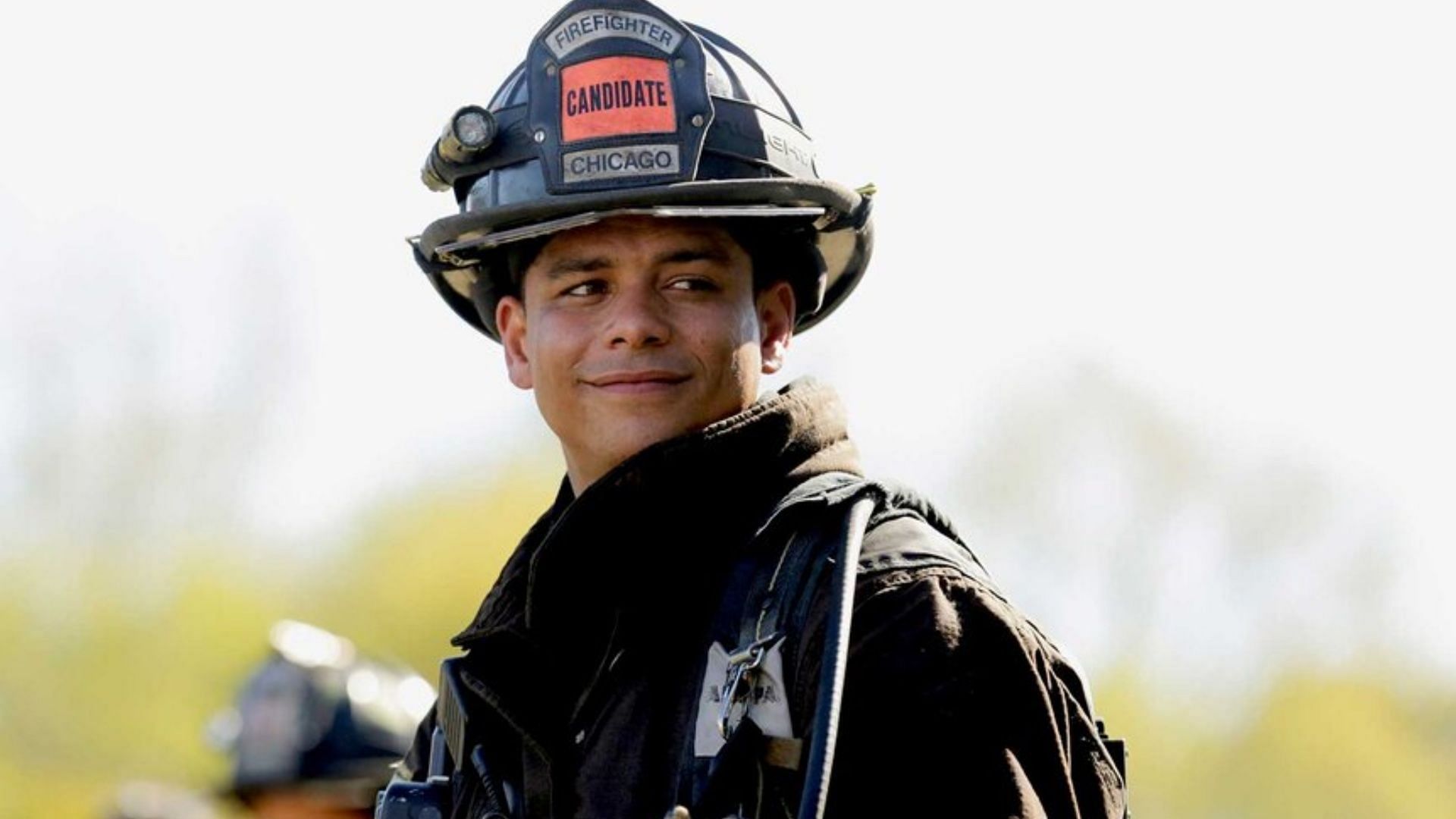 Peter Mills was played by Charlie Burnett in Chicago Fire. (Image via NBC)