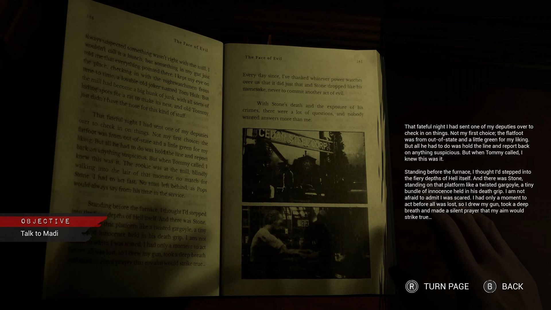 Get the book (Image via Supermassive Games)