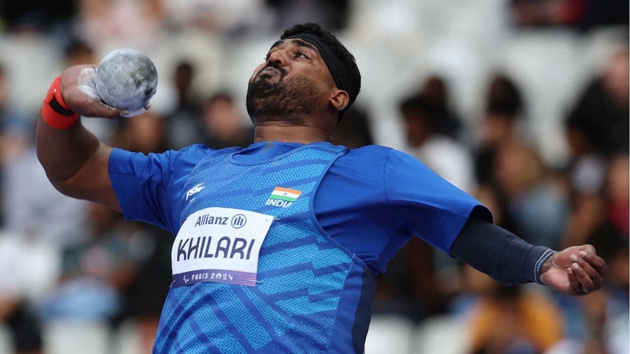 indian athlete sachin khilari won silver medal at paris paralympics in mens f46 shot put event