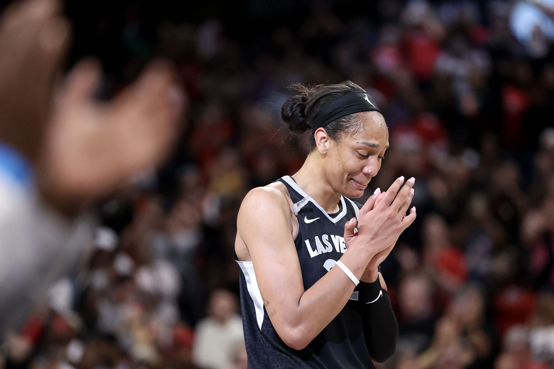 Las Vegas Aces forward A&#039;ja Wilson - Source: Getty