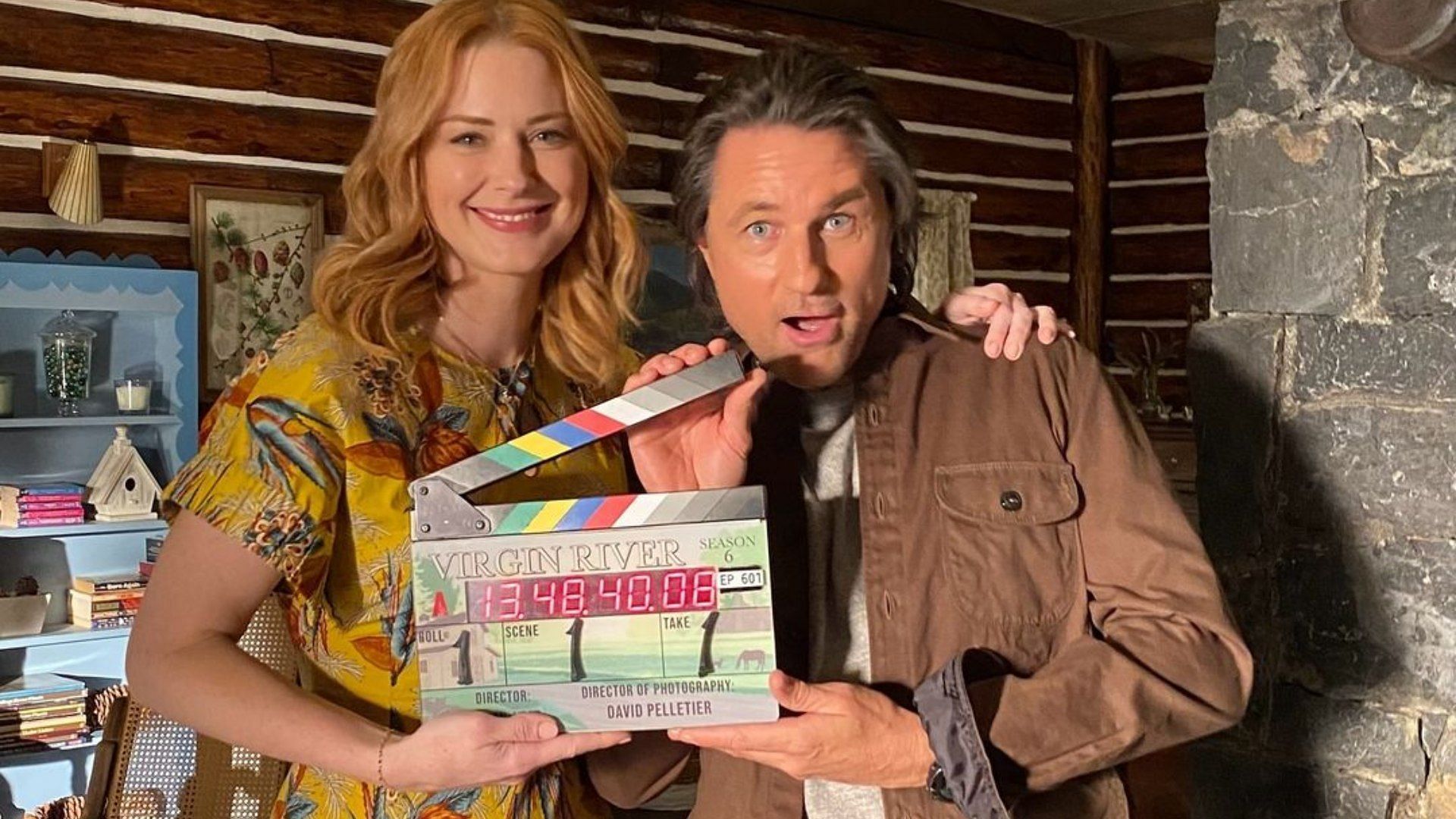 Alexandra Breckenridge announces the shooting of Virgin River season 6 with her co-star Martin Henderson (Image via Instagram/@Virginriverseries)