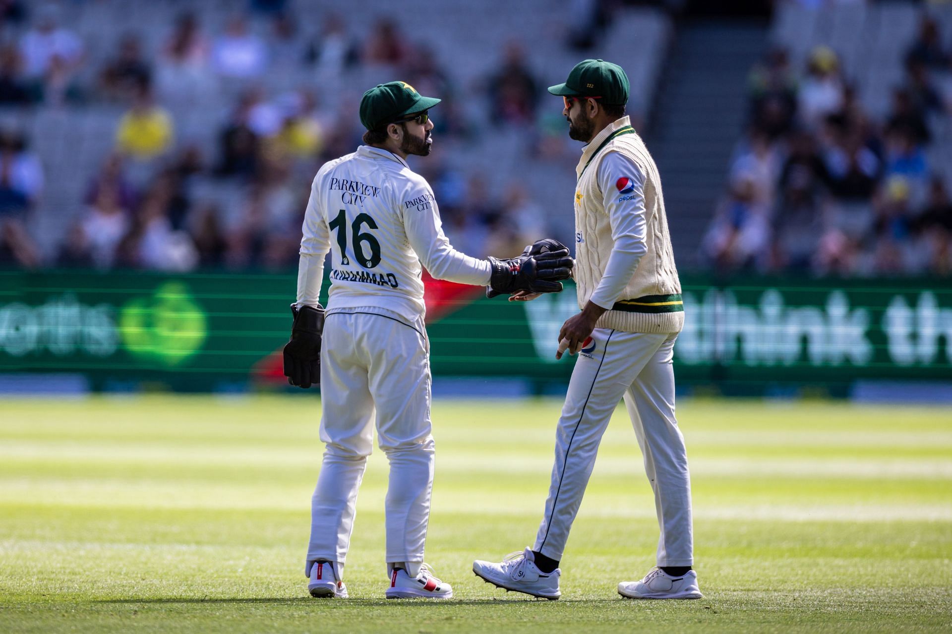 Rizwan and Babar are the only realistic options to captain the side if Masood is replaced [Credit: Getty]