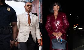 In Photos: Steve Sarkisian's wife Loreal Sarkisian turns heads in flowy, salmon pink dress at Chloé fashion show