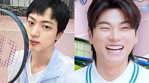 "I'm glad he is finding joy"- Fans rejoice as BTS' Jin drops Run Jin's ‘The Prince of Tennis’ Ep-6 outtakes