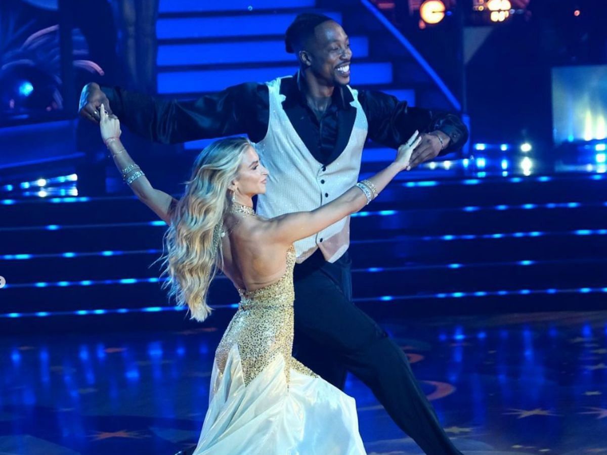 Dwight Howard and Daniella Karagach of Dancing With the Stars season 33 (Image via Instagram/@dancingwiththestars)