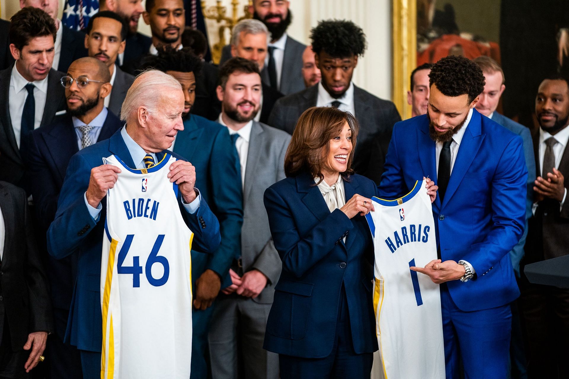 US President Joe Biden Golden State Warriors - Source: Getty