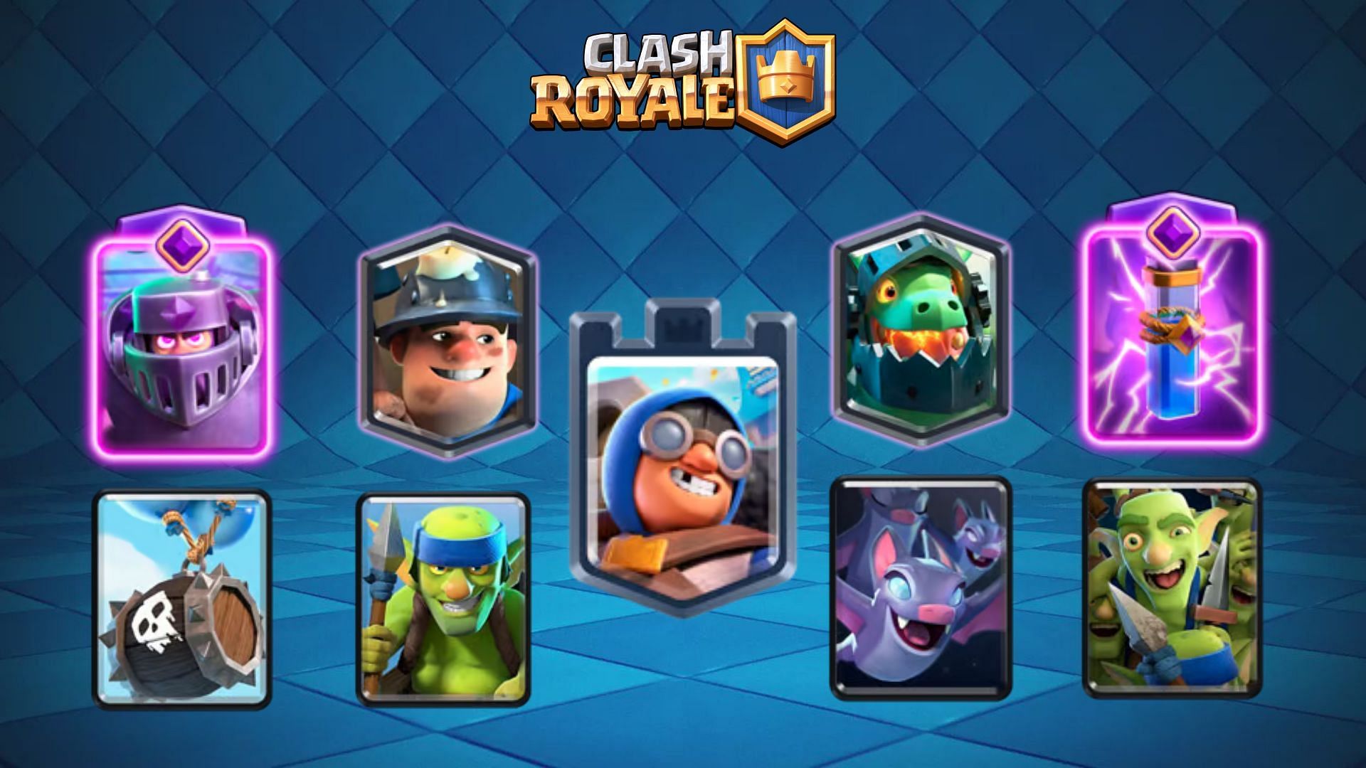 Second Clash Royale Mega Knight Evolution deck (Image via Supercell)