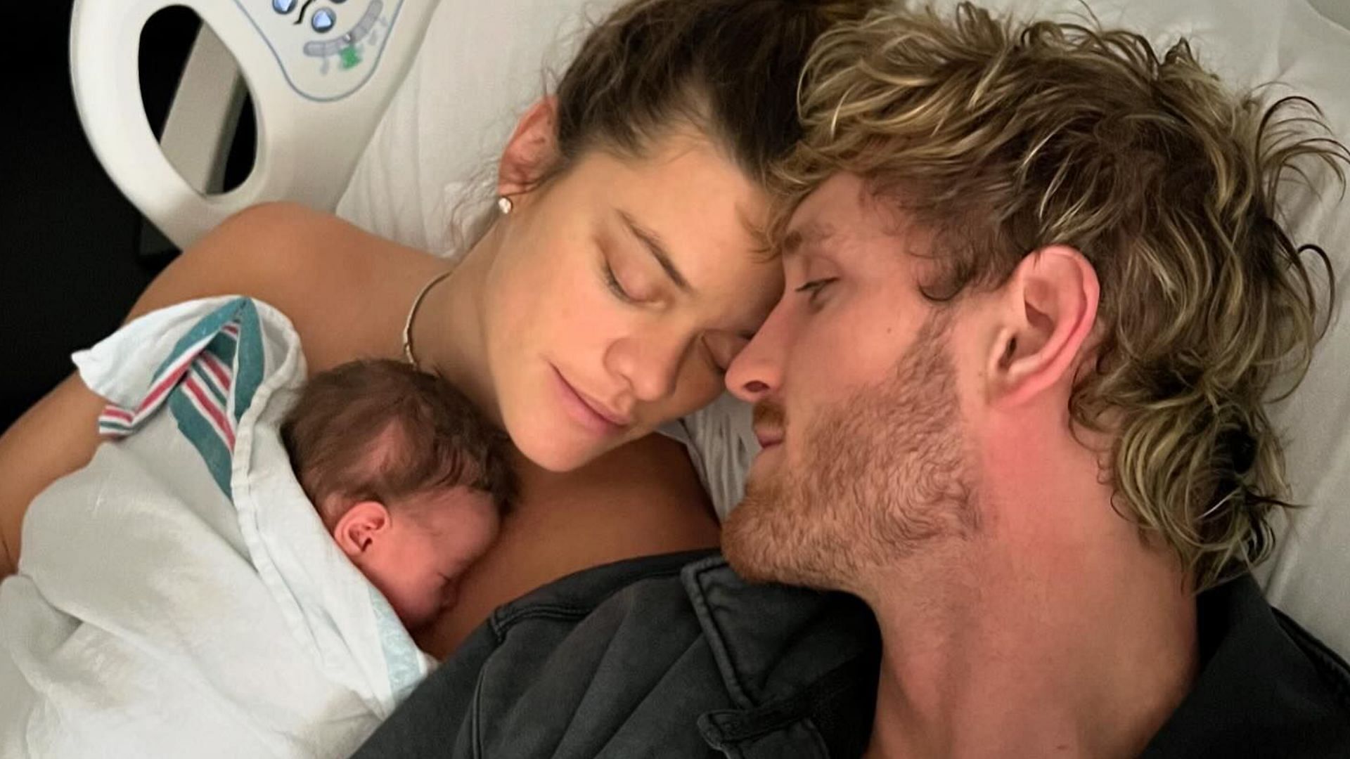 Logan Paul and Nina Agdal recently celebrated the birth of their baby daughter (Image via loganpaul and ninaagdal/Instagram)