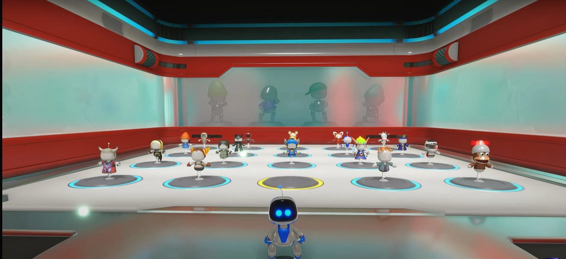 All Astro Bot outfits (Image via Sony Interactive Entertainment || @woW Quests on YouTube)