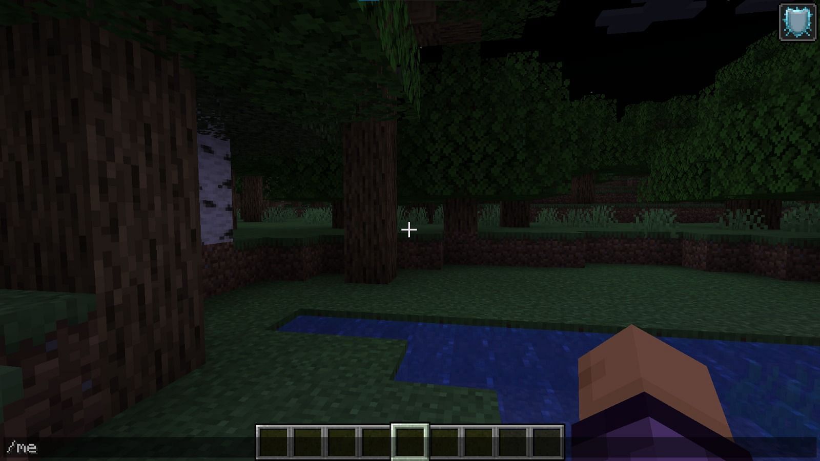 Use the /me command for the Minecraft prank (Image via Mojang Studios)