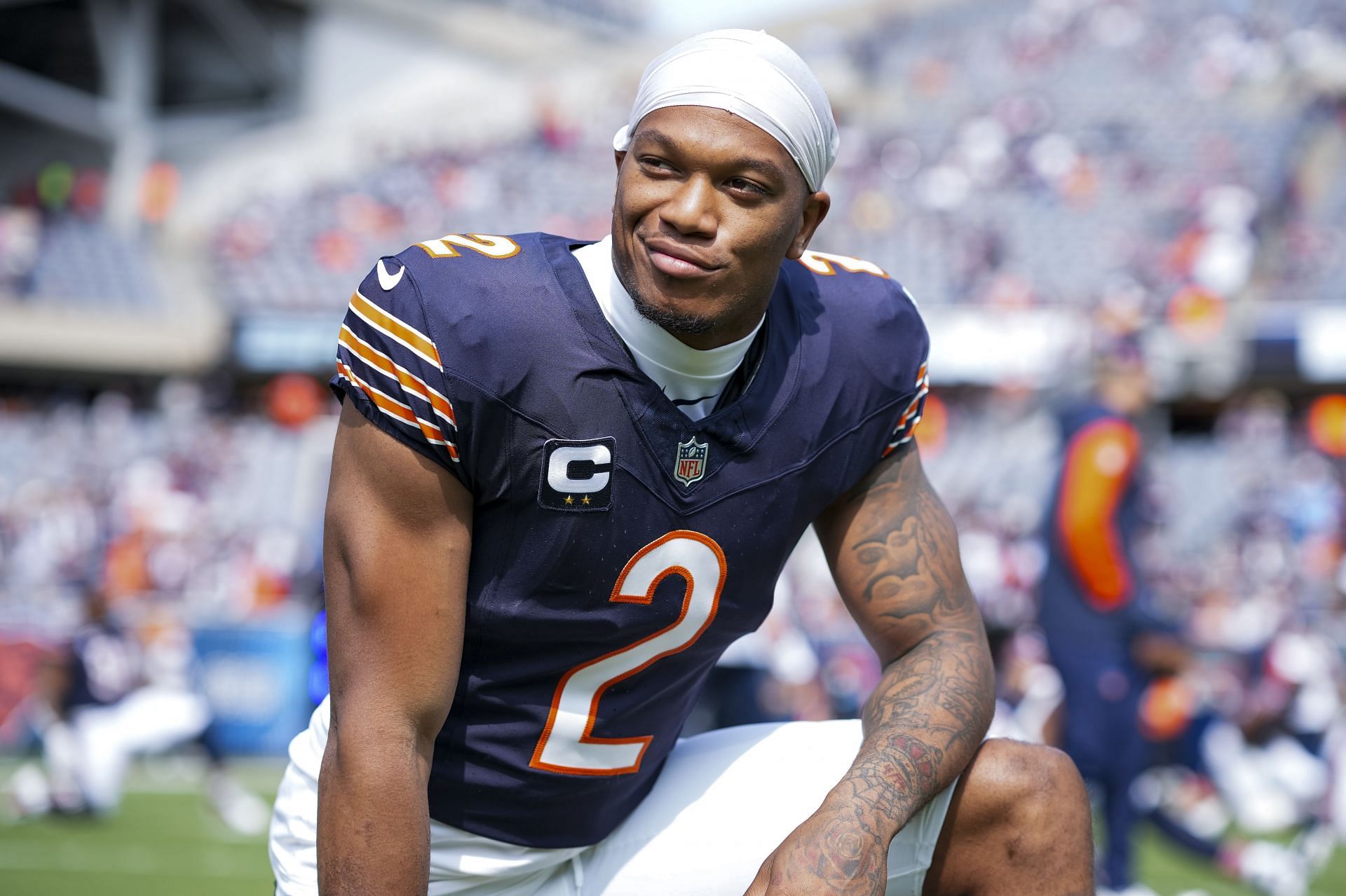 DJ Moore at Tennessee Titans v Chicago Bears - Source: Getty