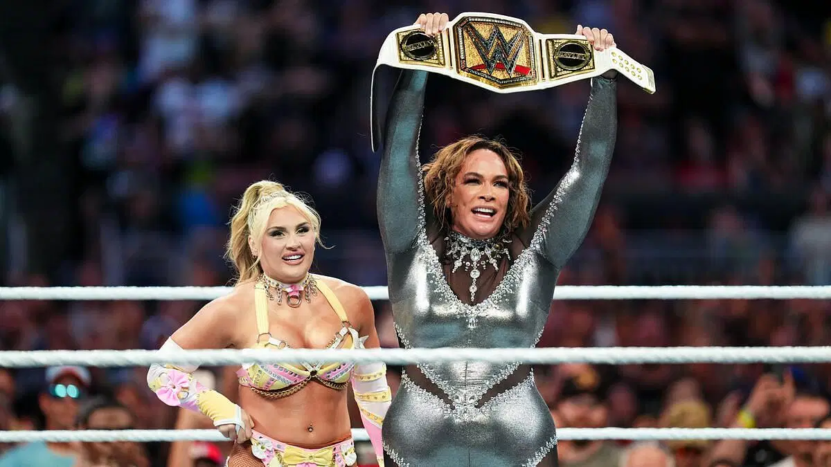 Nia Jax and Tiffany Stratton (Photo credit: WWE.com)