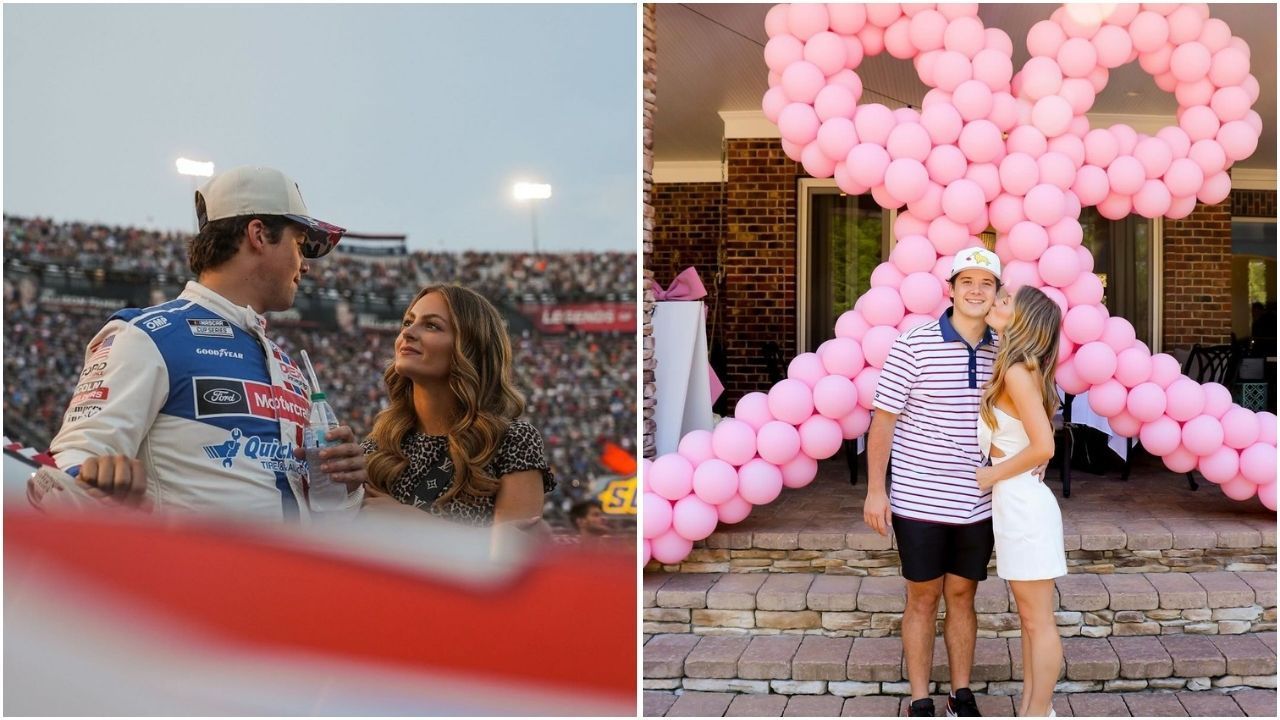 Harrison Burton and Jenna Petty share heartfelt messages on their seventh anniversary (Images from @harrisonburton12 and @jennapetty_ on Instagram)