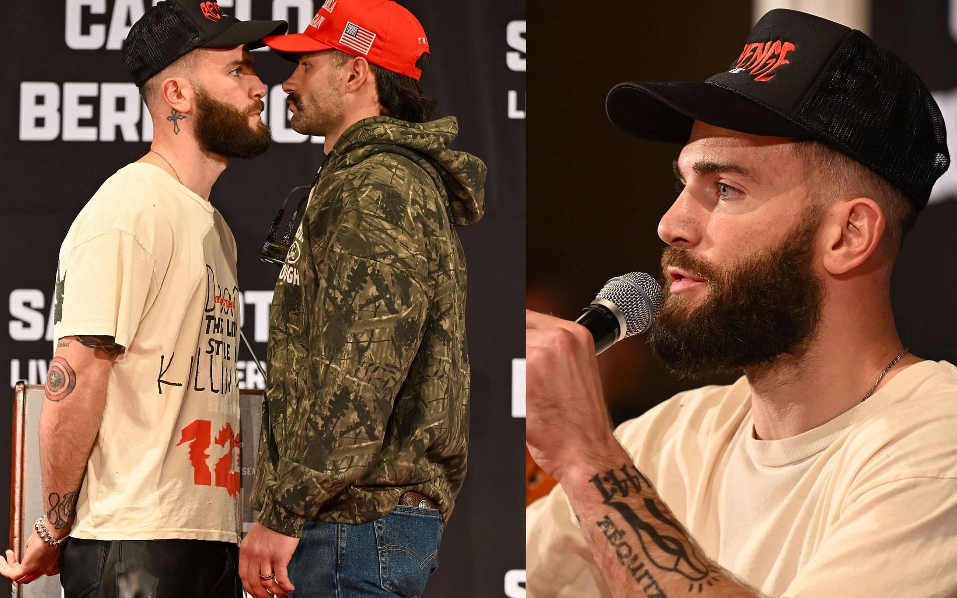 Caleb Plant (right) says his clash with Trevor McCumby (left) has become personal after recent comments [Images courtesy: Getty Images]