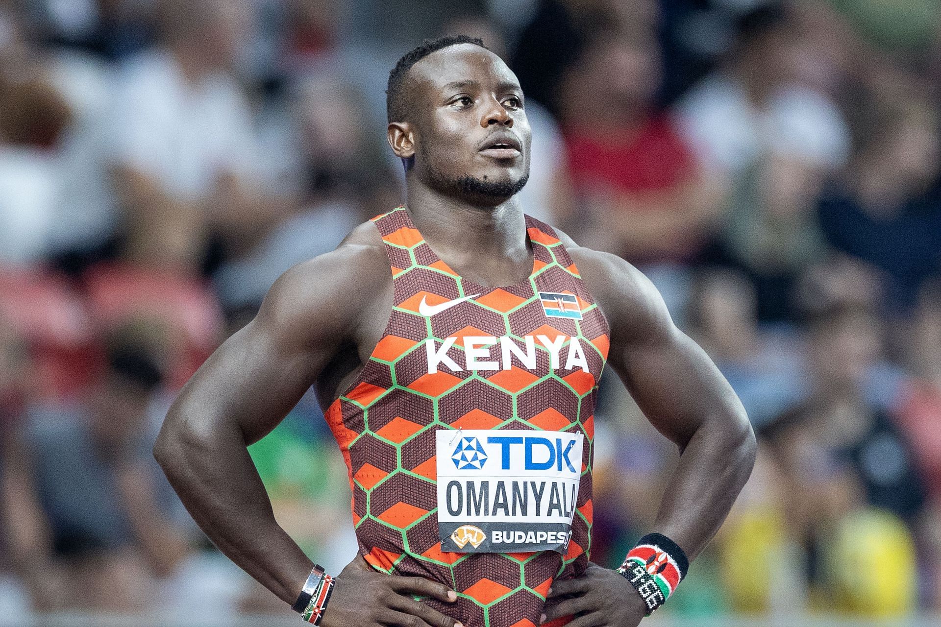 Ferdinand Omanyala (Photo by Tim Clayton/Corbis via Getty Images)