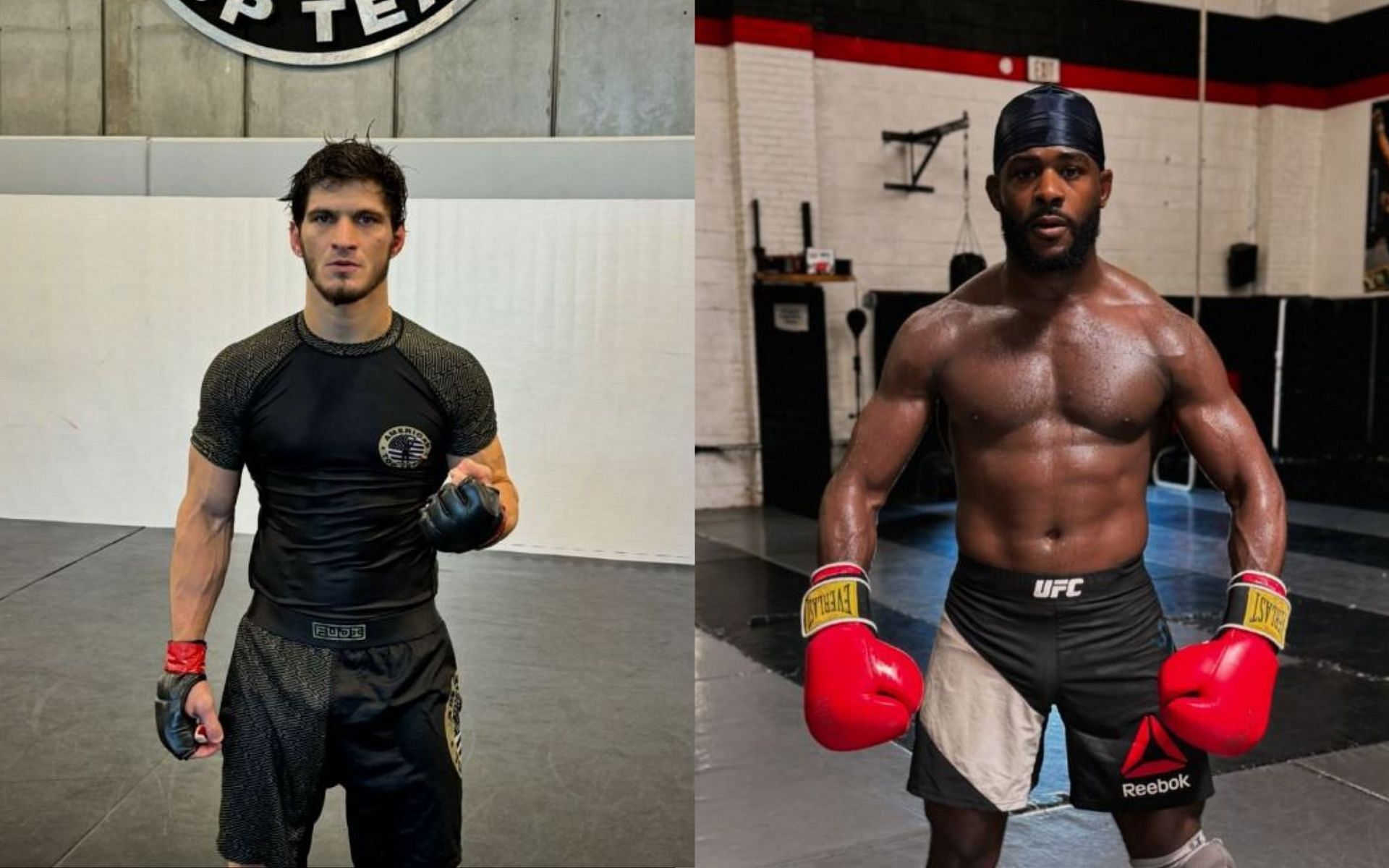 Movsar Evloev (left) vs Aljamaiin Sterling (right) is getting rescheduled for UFC 310 in December. [Image credit: @movsar_evloev_94, @funkmastermma on Instagram]