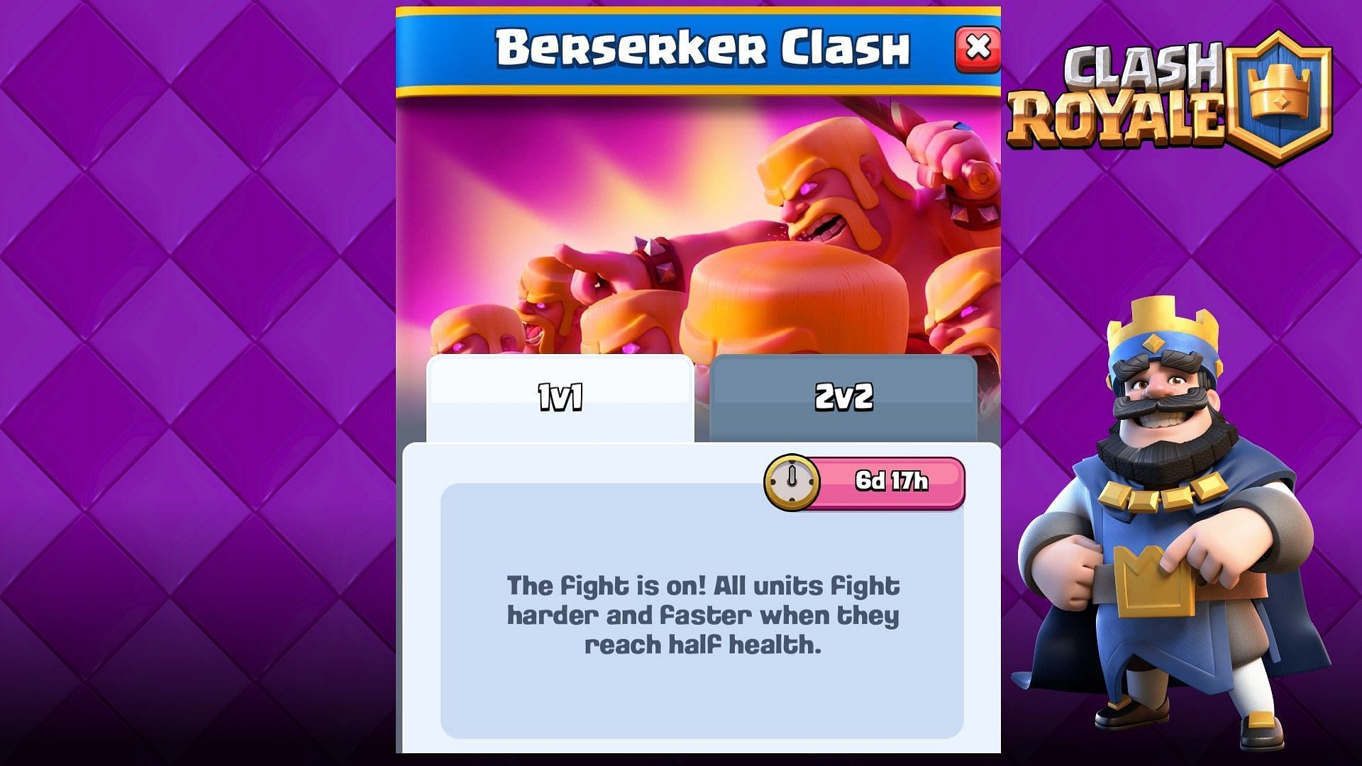 Berserker Clash in Clash Royale