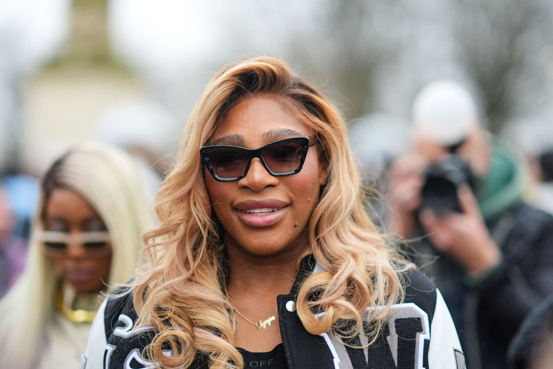 Serena Williams at the Paris Fashion Week (Image: Getty)