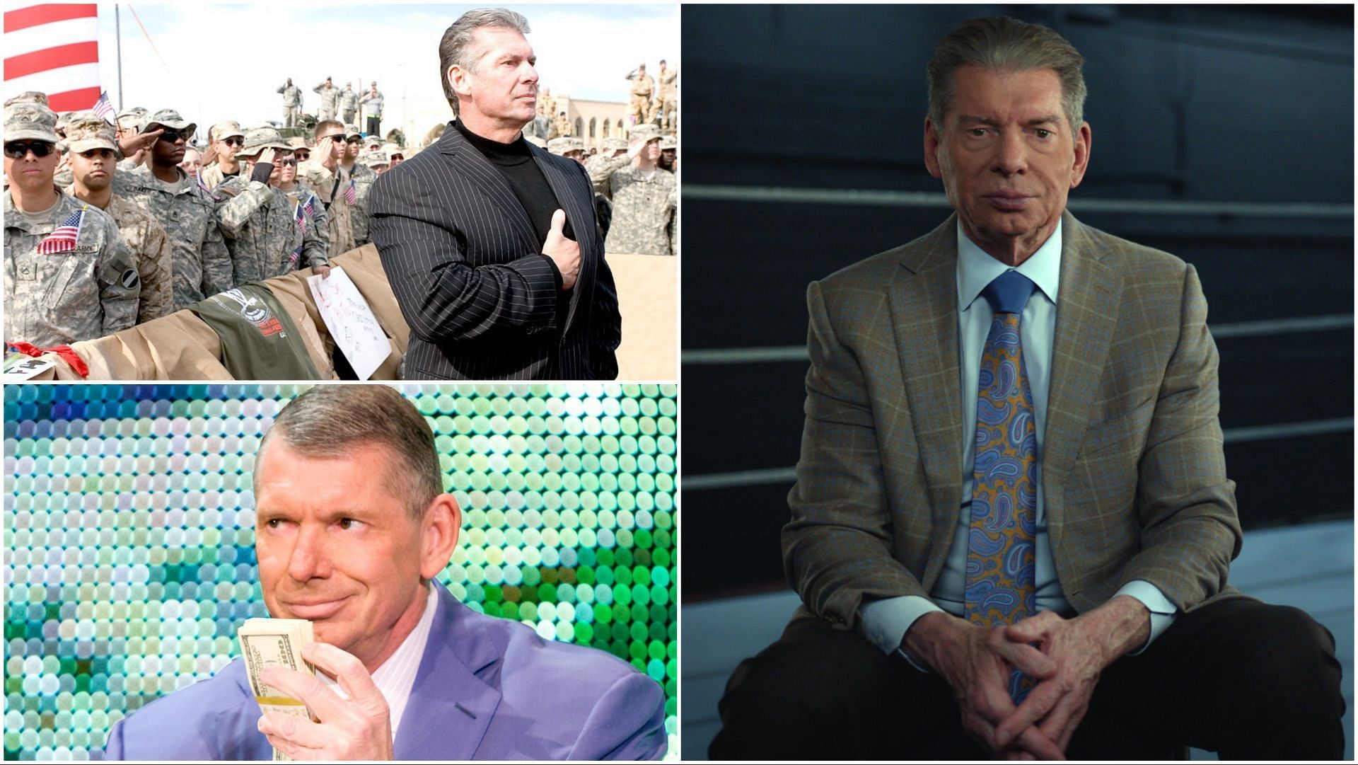 WWE co-founder Vince McMahon over the years