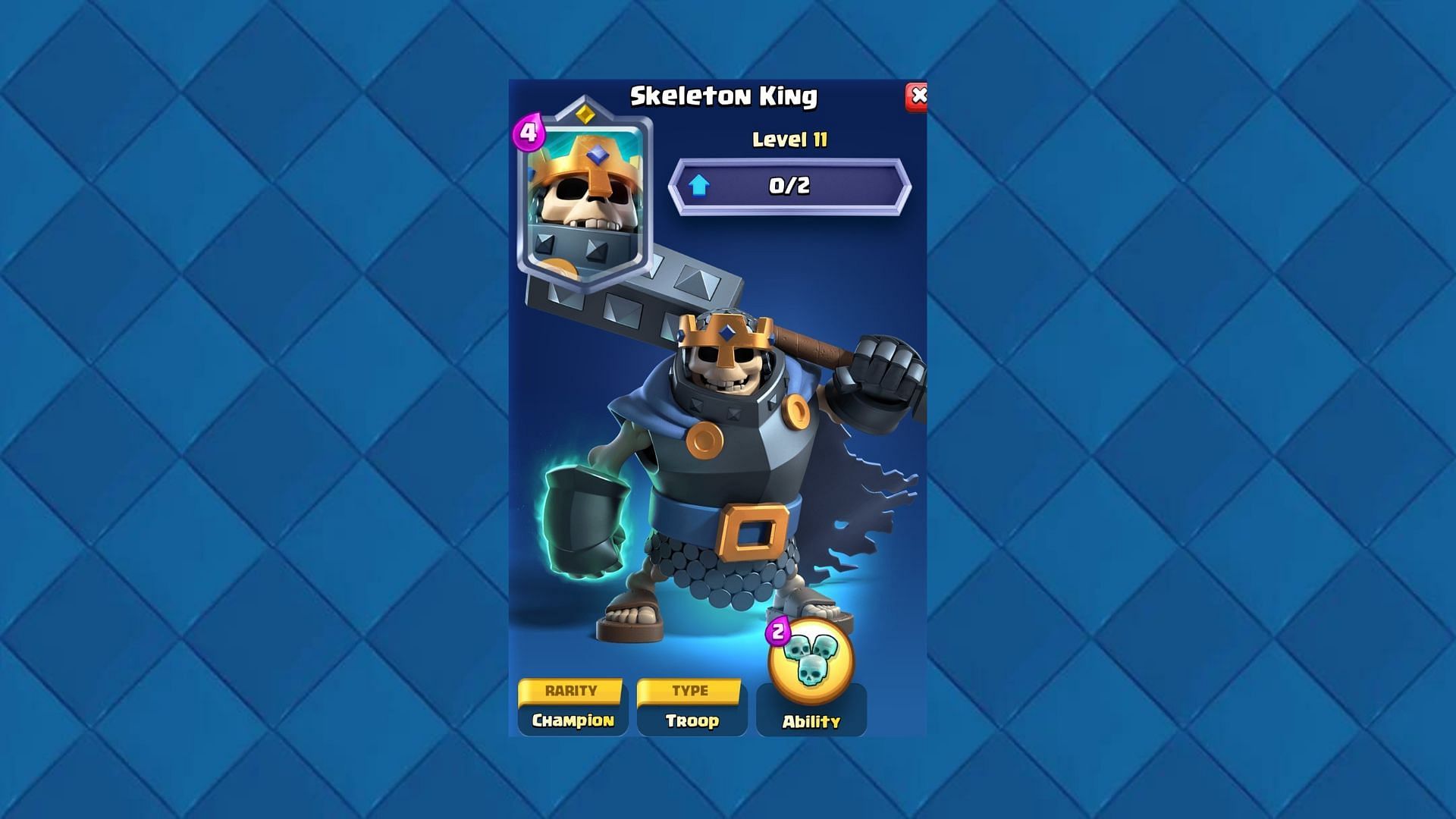 The Skeleton King (Image via Supercell)