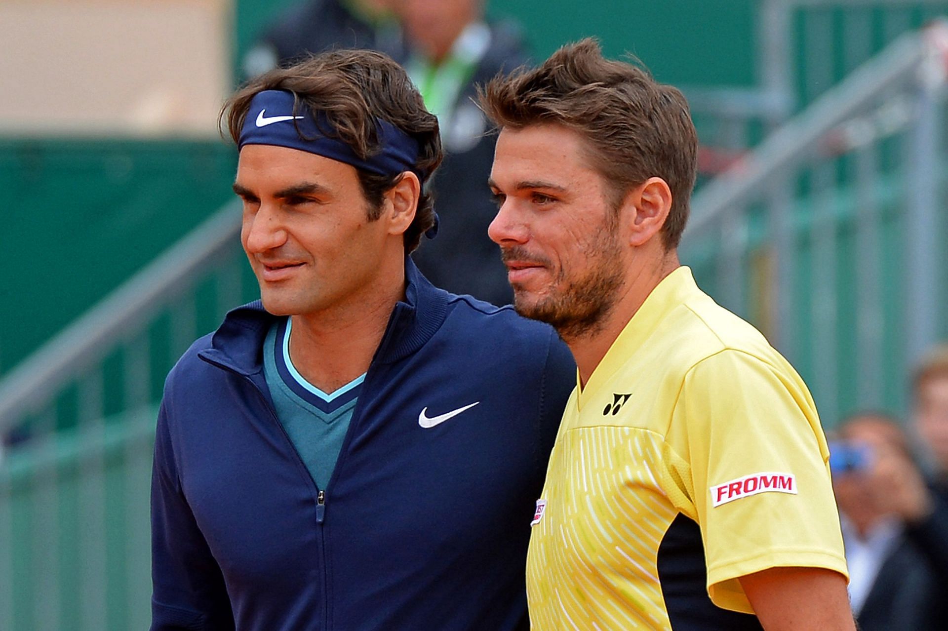 Roger Federer (left) and Stan Wawrinka (Image via Getty)