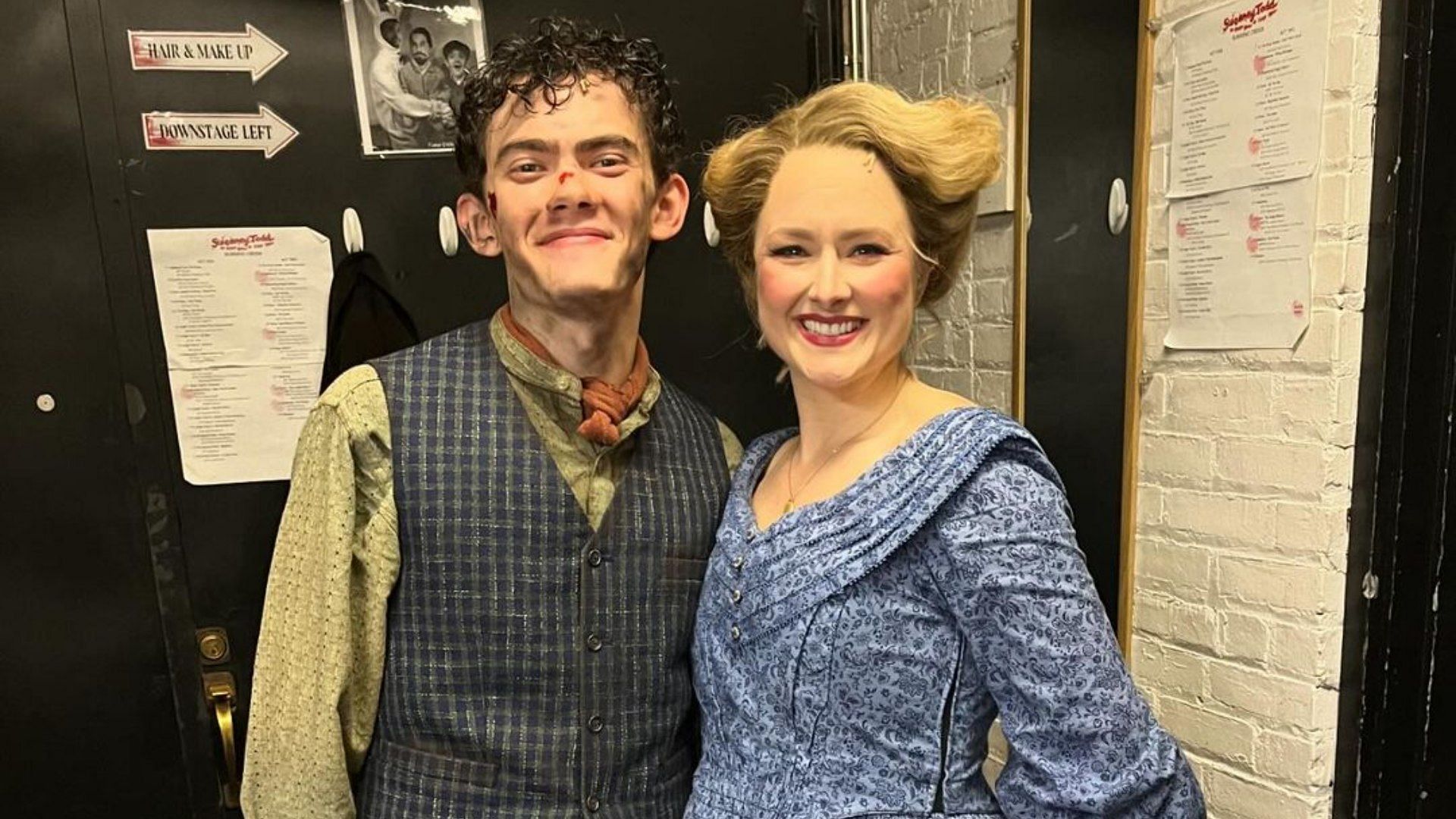 Joe Locke seen with DeLaney Westfall during his Broadway debut (Image via Instagram/@joelocke03)