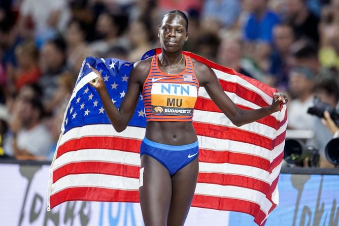 In pictures: Athing Mu announces engagement after heartbreaking exit at the U.S Olympic Track and Field Trials