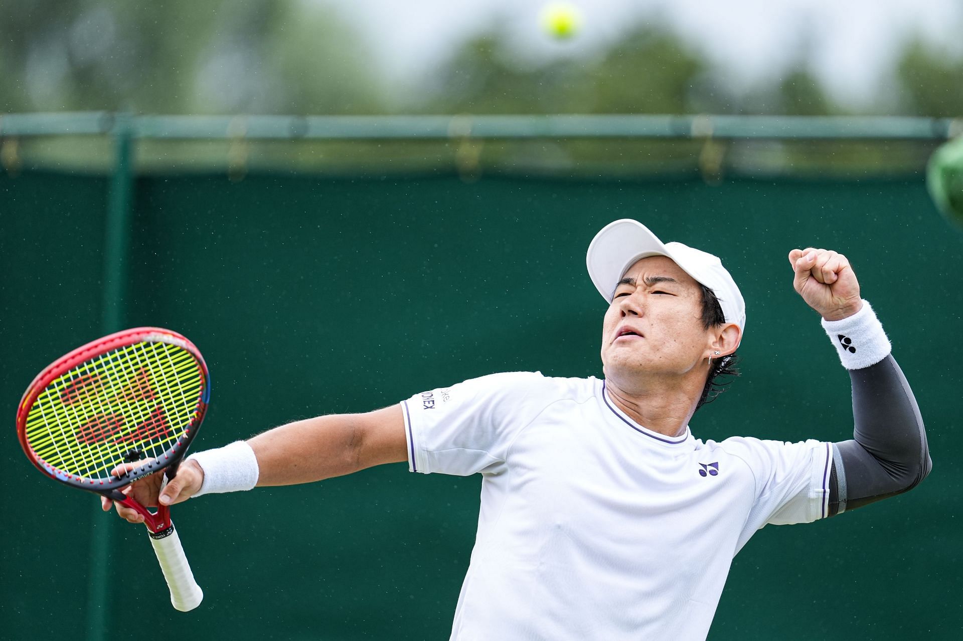 Yoshihito Nishioka at The Championships - Wimbledon 2024 - Source: Getty