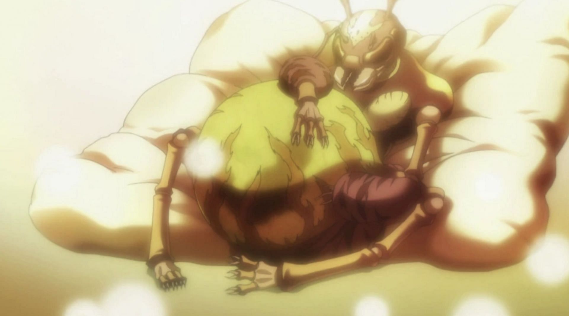 Ant Queen and Meruem as seen in anime (Image via Studio Madhouse)