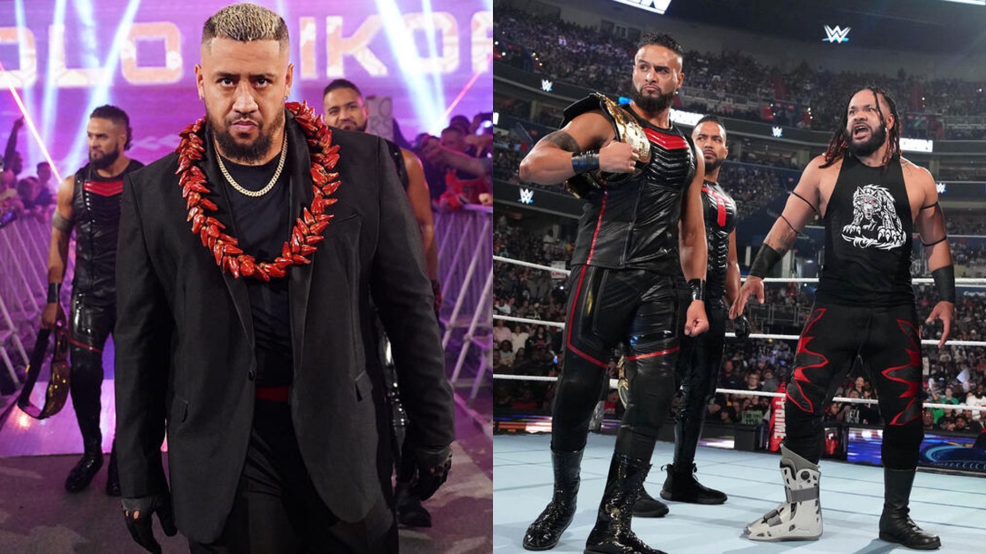 The Bloodline appeared on WWE NXT (Image Credits: WWE.com)