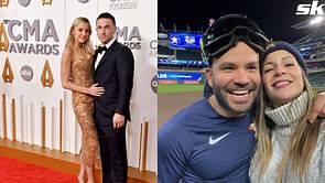 Jose Altuve, Alex Bregman's wives, & others cheer from stands as Astros clinch the NL West title for the fourth consecutive year