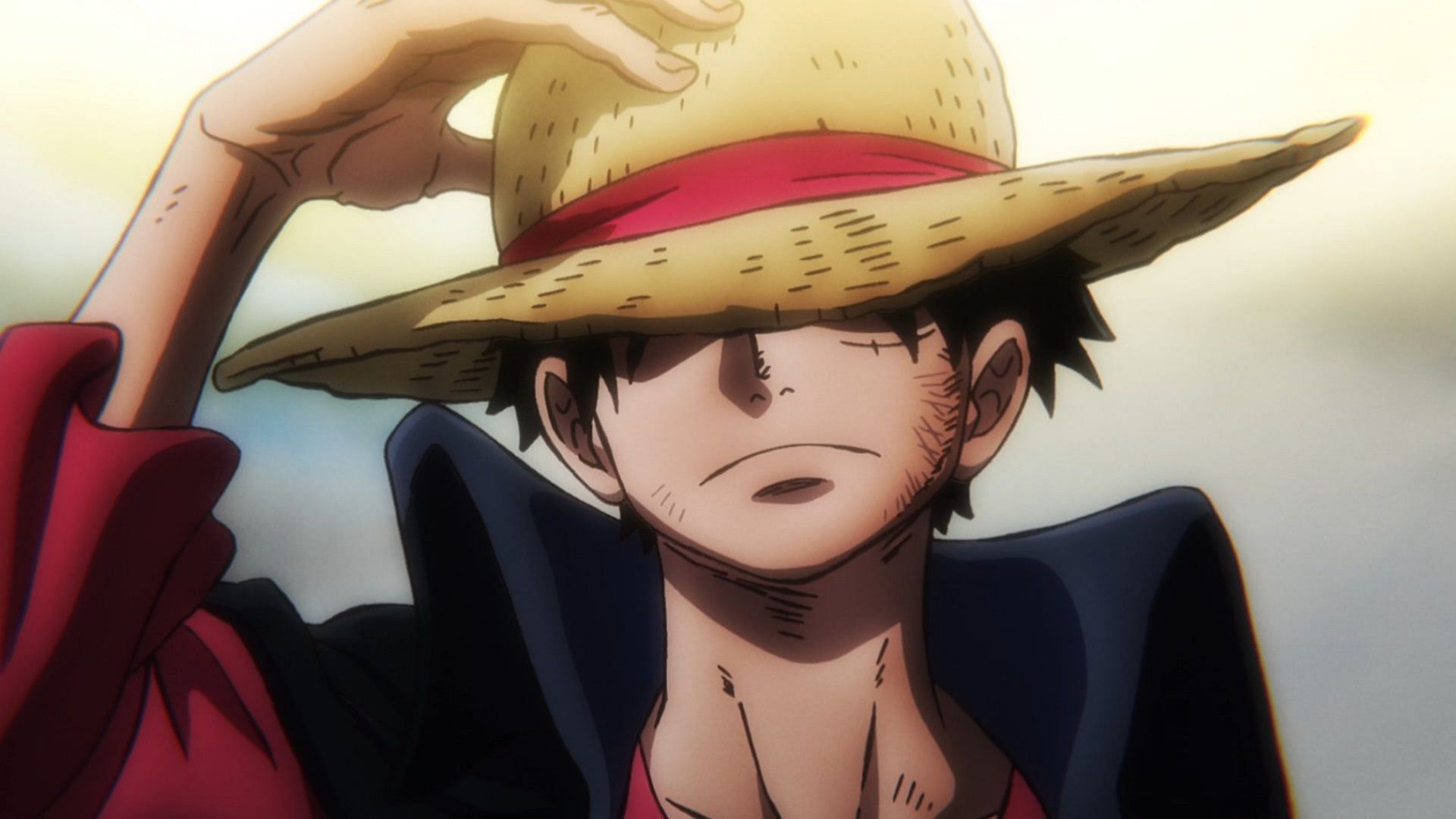 Luffy&#039;s straw hat (Image via Toei Animation)