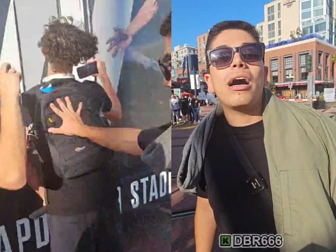 "Is that attempted murder?" - Fans shocked as Kick streamer Turbski1 pushes another content creator onto a moving train live on stream