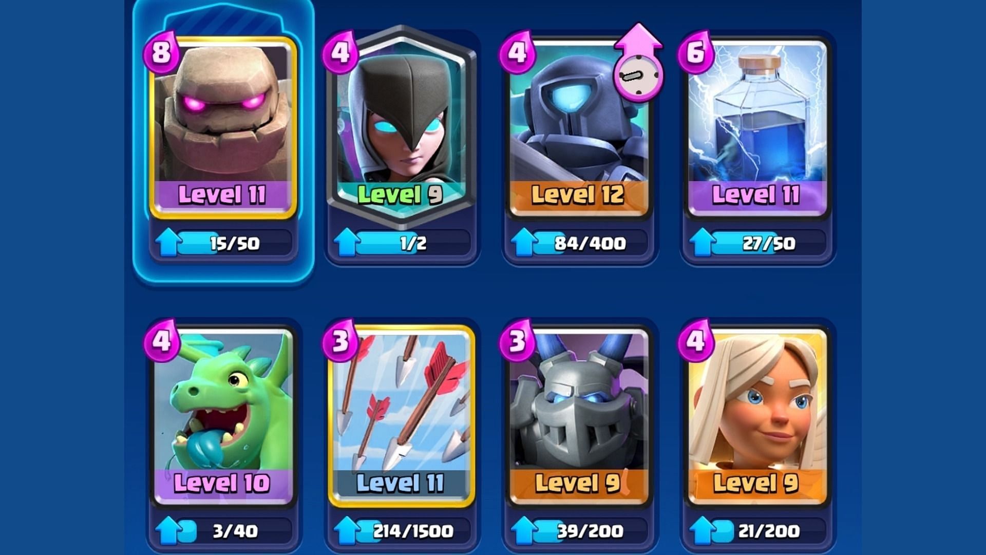 Average elixir cost of this deck is 4.4 (Image via Supercell)