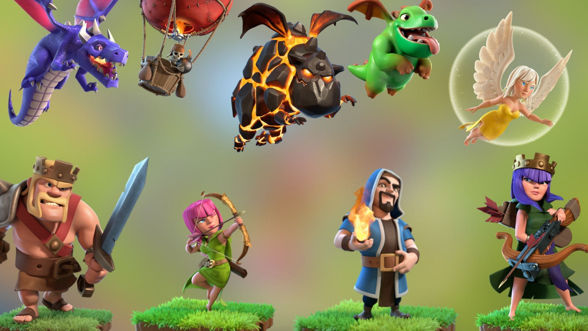 Best Dragon attack strategies in Clash of Clans (Image via SuperCell)