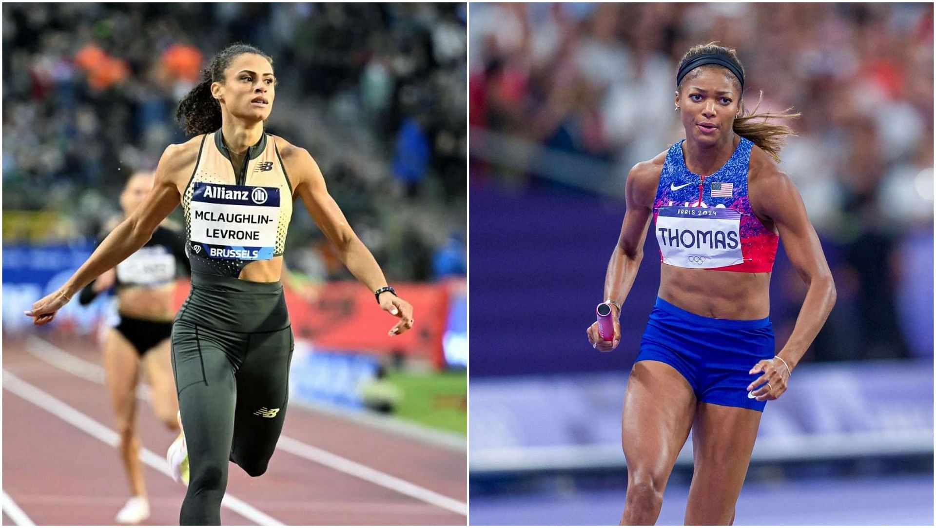 Sydney McLaughlin-Levrone and Gabby Thomas