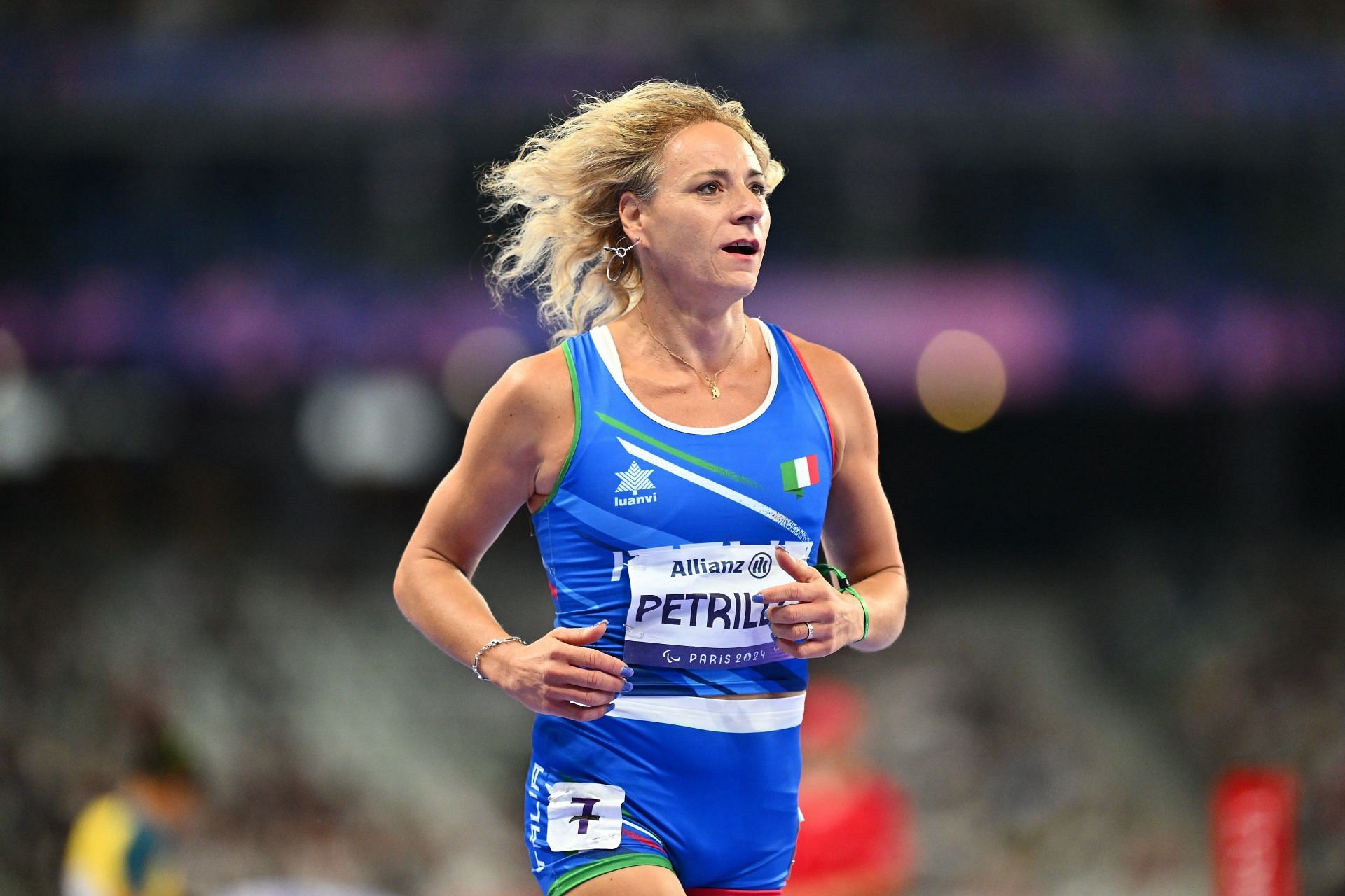 Para Athletics - Paris 2024 Summer Paralympic Games: Valentina Petrillo in action (Source: Getty)