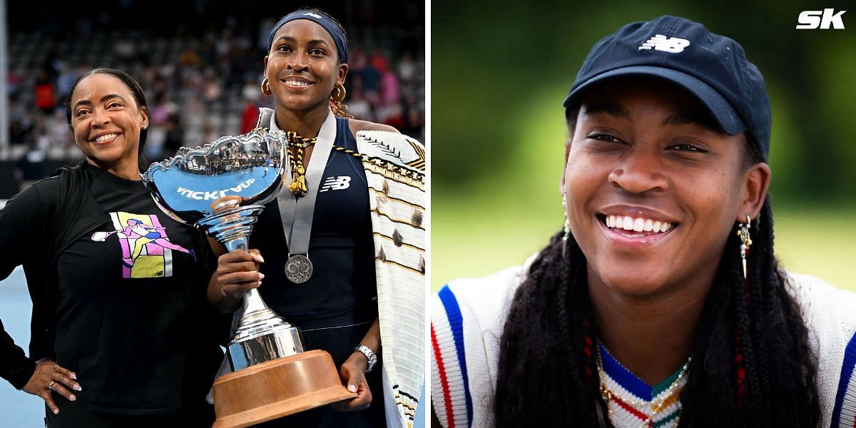 Coco Gauff with her mother Candi [Image Source: Getty Images]