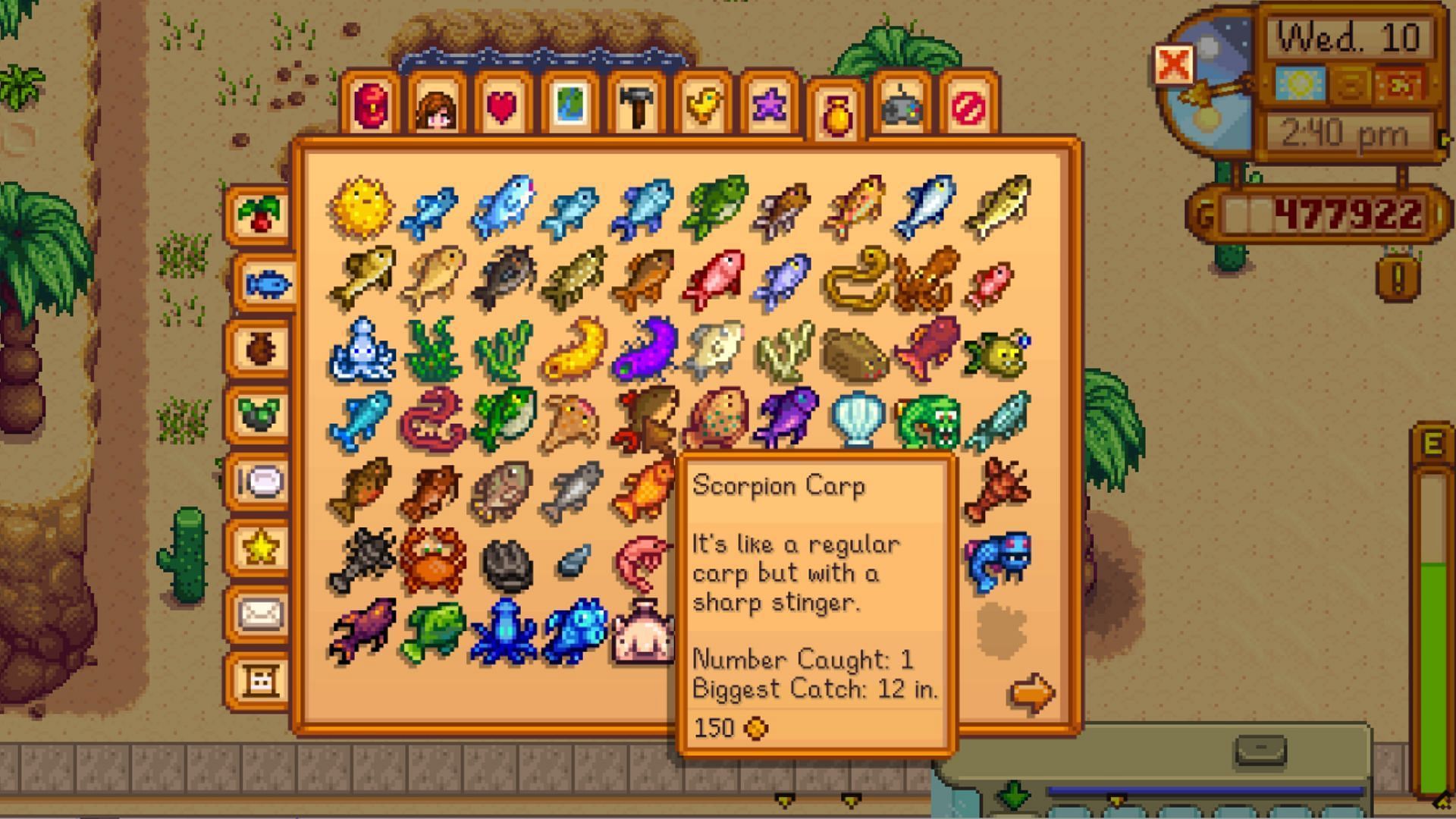 Magic Bait can catch any fish (Image via ConcernedApe)