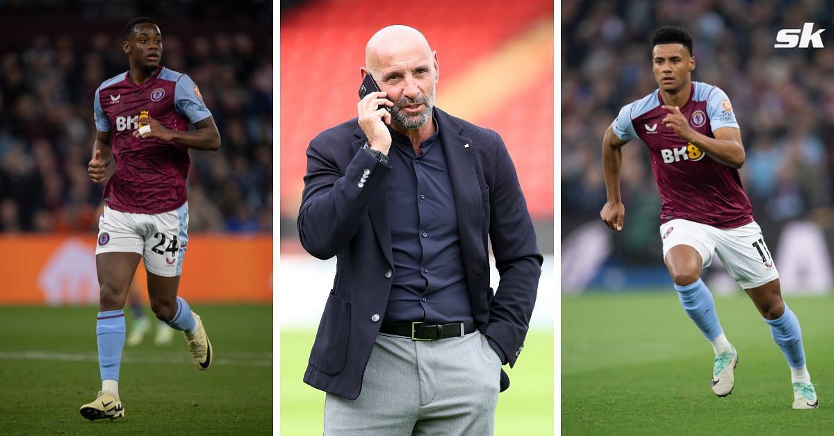 (L-R): Jhon Duran, Monchi, and Ollie Watkins.